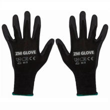 13 Gauge Polyester Shell Nitrile Dipped Gloves Sandy Grip Glove